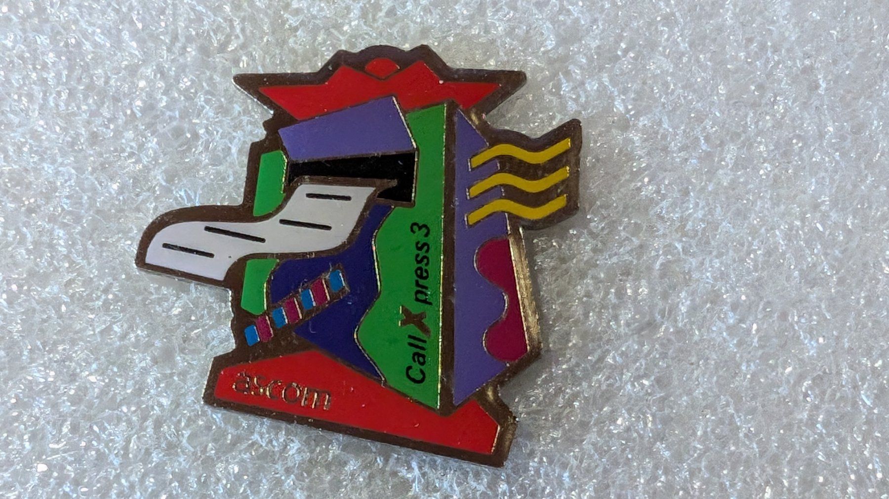 Placchette & Badge: Ansteckpin 212: Ascom – Usato da Oppligen venduto da Pin-Fall-Shop