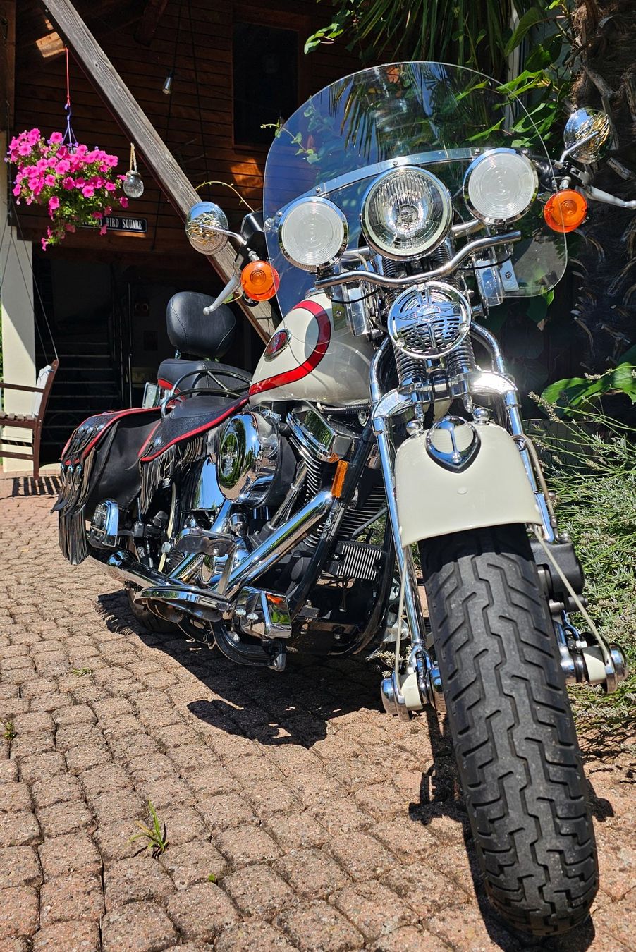 Harley-Davidson Chopper: HARLEY-DAVIDSON FLSTS Heritage Springer – Usato da Gränichen venduto da favo 7