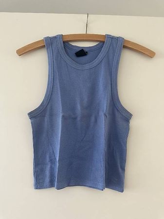 Blaues Top, Grösse M