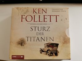Hörbuch Ken Follett "Sturz der Titanen" 12 CDs