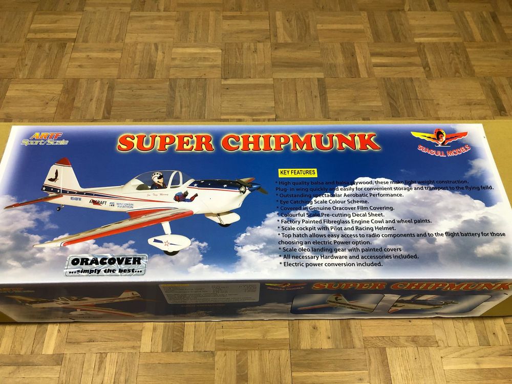 Seagull Super Chipmunk ARF 160cm /SEA120 | Kaufen auf Ricardo