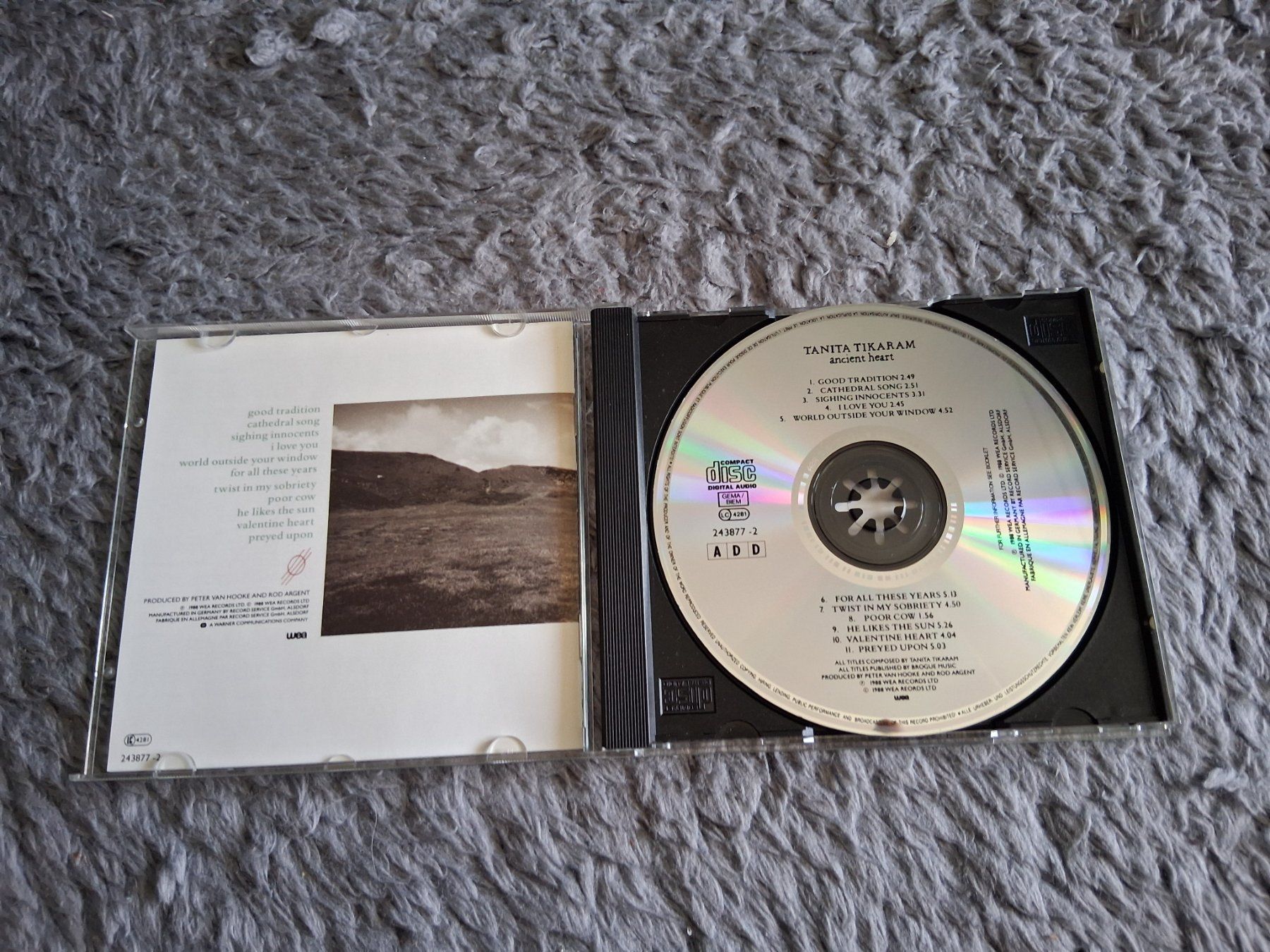CD: TANITA TIKARAM      ANCIENT HEART      CD – Usato da Wetzikon ZH venduto da Ramones01 2