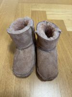 Leder Fellstiefelchen Gr. 20 Lammfell Baby Classic