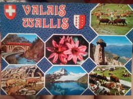 carte postale du Valais