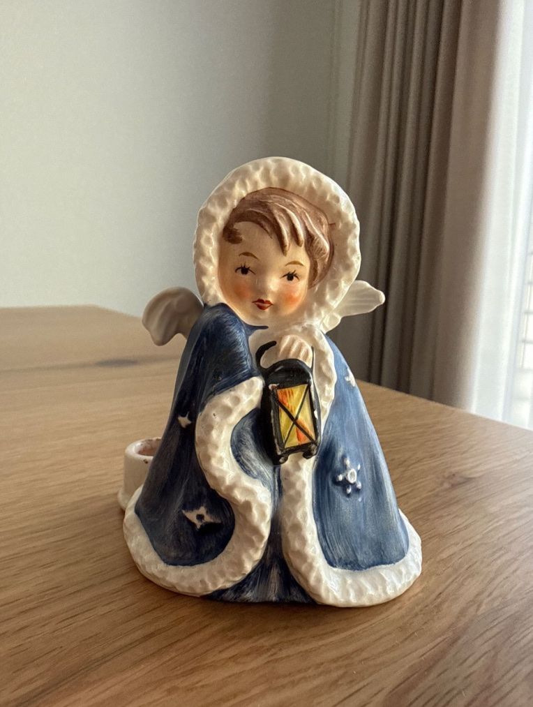 Statuette: Alter blauer Goebel Engel 1960er/1970er – Usato da Sarmenstorf venduto da Nathaliie_21