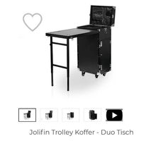Jolifin Nagel Maniküre Trolley Tisch ausklappbar 