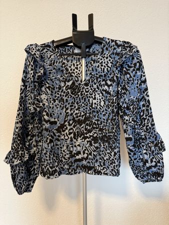 VILA BLUSE MIT ANIMAL-PRINT EU 36