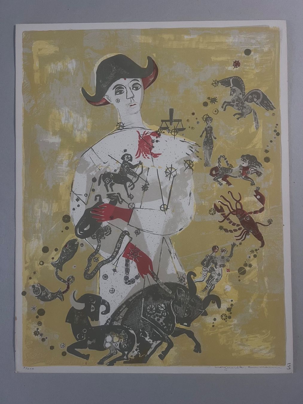 Grafica & Litografie: Marguerite Ammann, handsigniert und nummeriert – Usato da Rain venduto da Pic-Ass