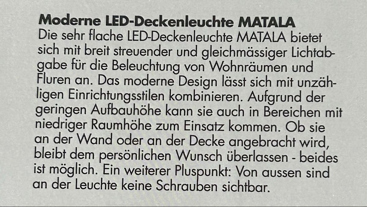 Lustres & lampes de plafonds: LED Deckenleuchte – Neuf avec emballage d'origine à Frauenfeld par berk39 7