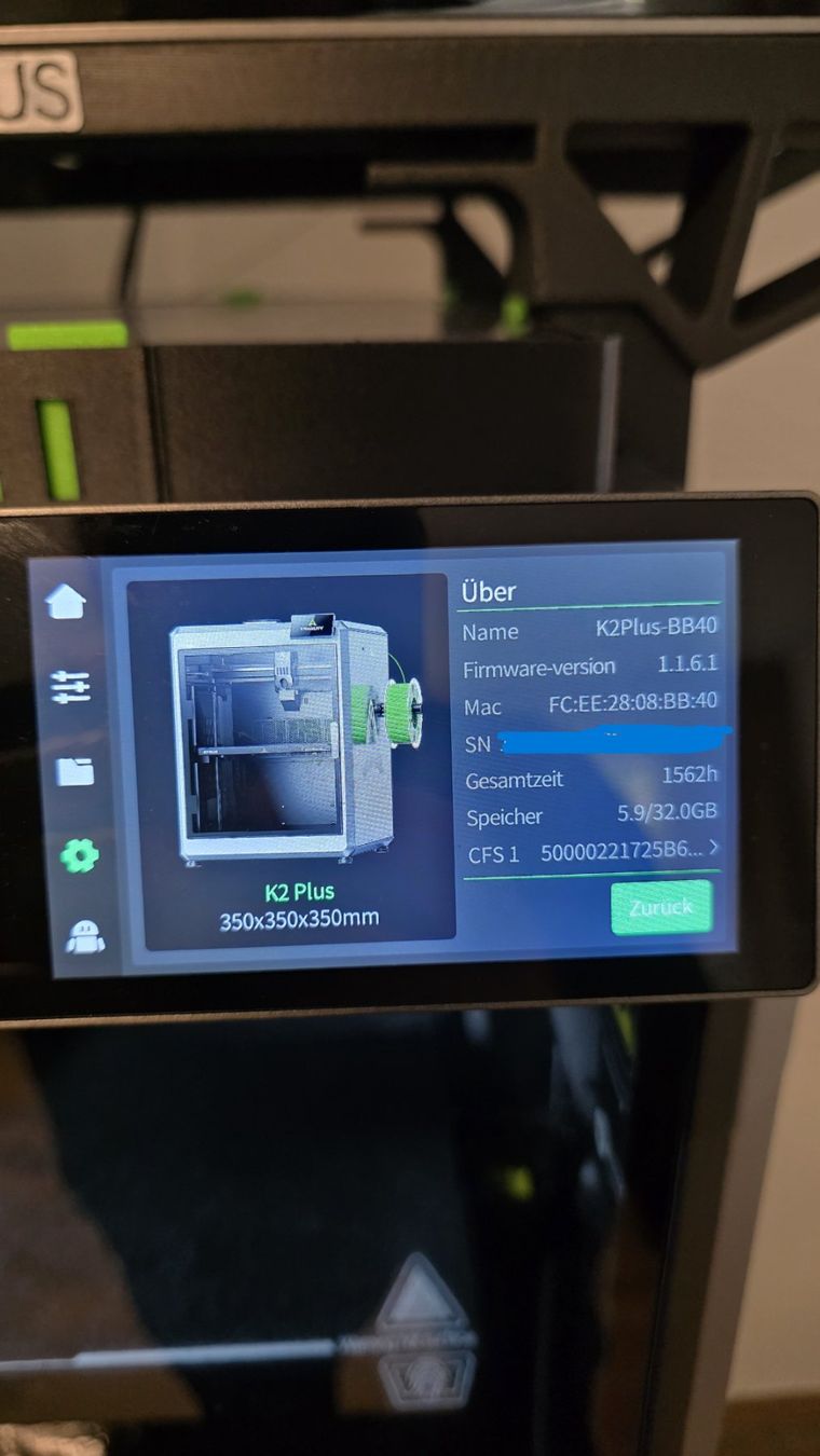 Imprimante 3D: Creality K2 Plus Combo mit 2 CFS, Graphit-Bed & Ersatzteilen – D'occasion à Saland par fricoure14 5