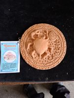 Terracota Wanddeko Sternzeichen Krebs, Durchmesser 15 cm