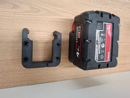 Akkuhalter Milwaukee Werkstatt 18V Akku Akkuhalterung FIX