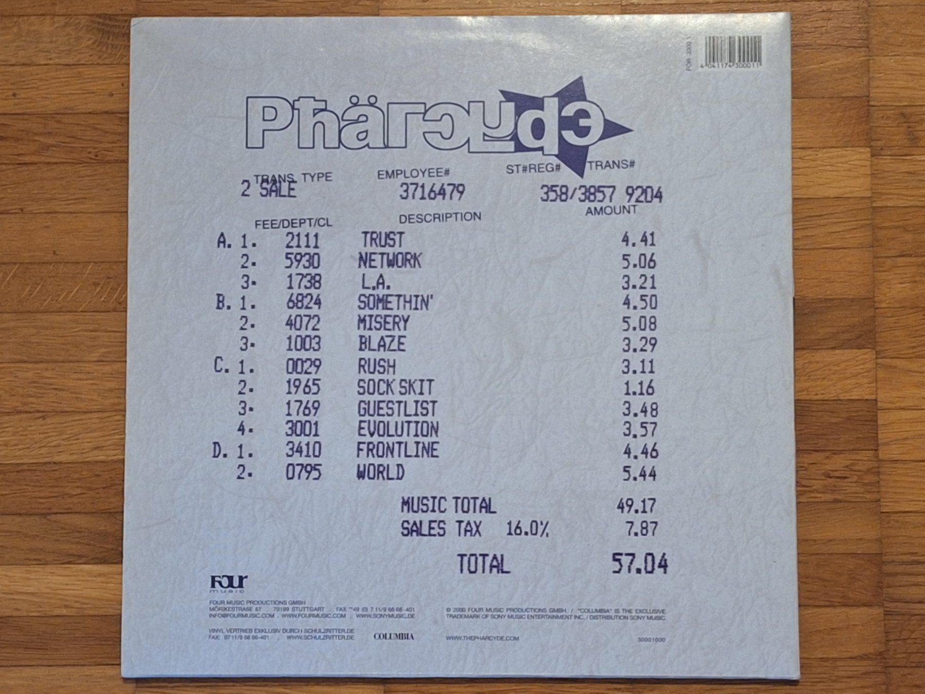 Vinyles: Pharcyde, Plain Rap - 2x Vinyl LP EU 2000 – Neuf (Voir description) à Oberentfelden par Musicud 1