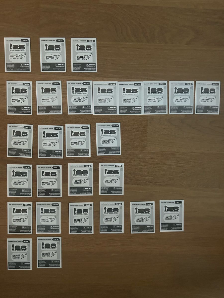 Panini Sammelbilder & Trading cards: Panini WM 27 Sticker Set – Neu (gemäss Beschreibung) aus Tägerwilen von NoRaq 1
