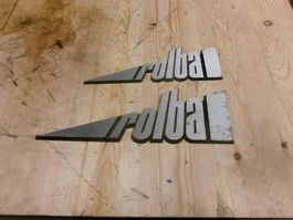 Rolba -Maschinen -Schneefräse - ALU / Emblem