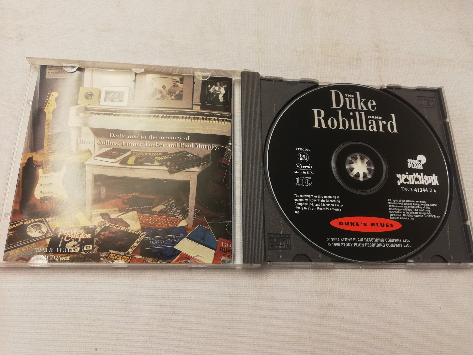 CD: THE DUKE ROBILLARD BAND - DUKE'S BLUES – Usato da Bern venduto da Vinylsound.ch 2