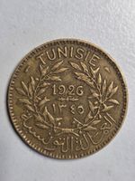 Münze Tunesien 2 Francs 1926