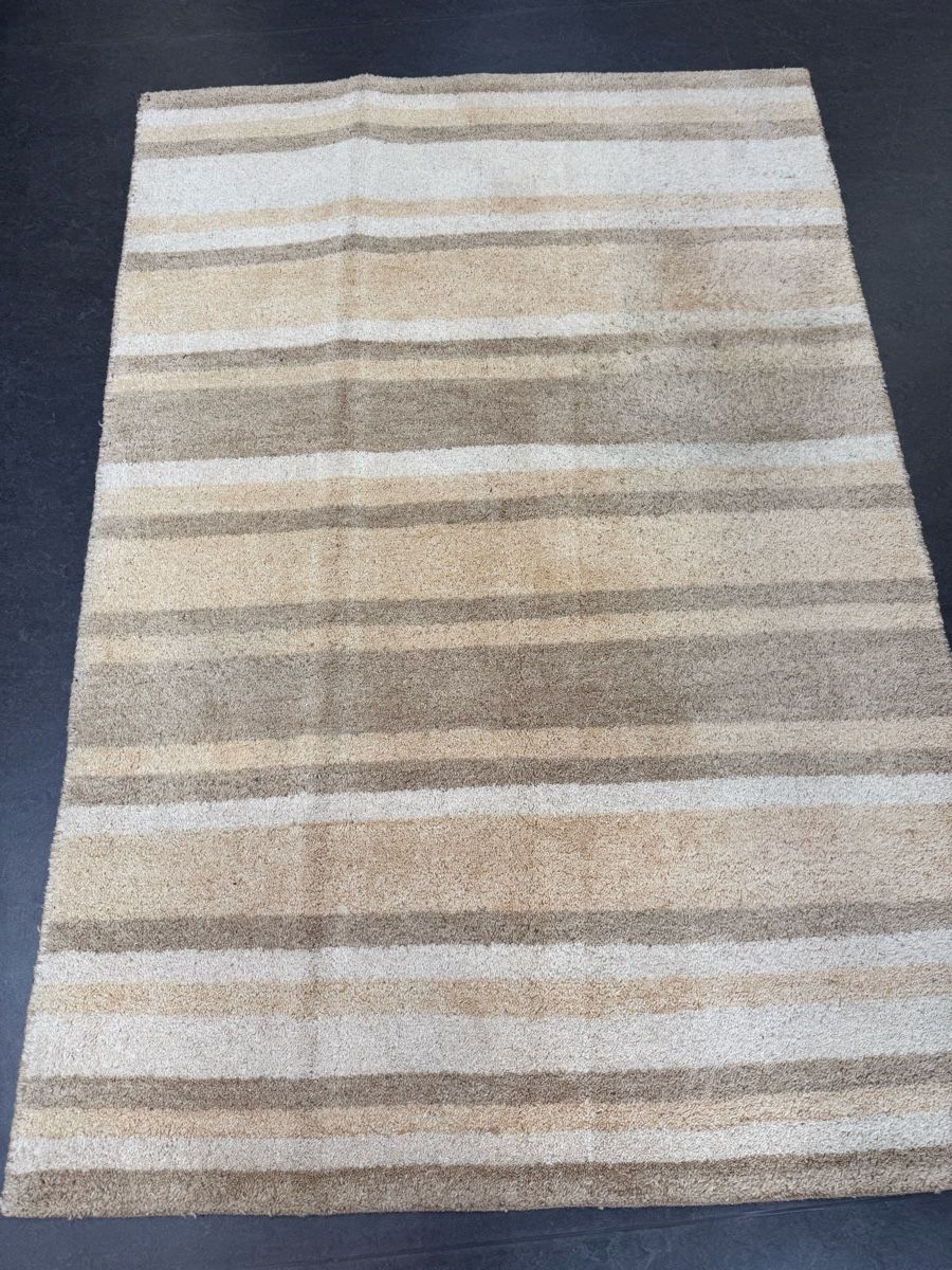 Tappeti: Wunderschöner Teppich, beige-braun gestreift – Nuovo (secondo la descrizione) da Liestal venduto da galerie_nategh 3