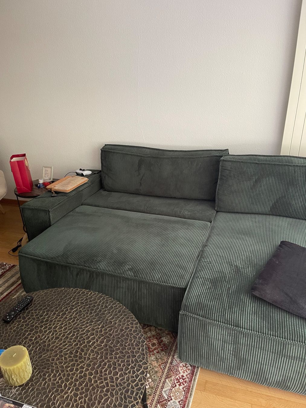 Divani: Ausziehbares dunkelgrünes Sofa / Couch – Usato da Kreuzlingen venduto da qos_99wt 6