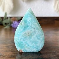 ✲ Hemimorphit Tropfen Freiform ✲ 53g / 58mm Hemimorphite