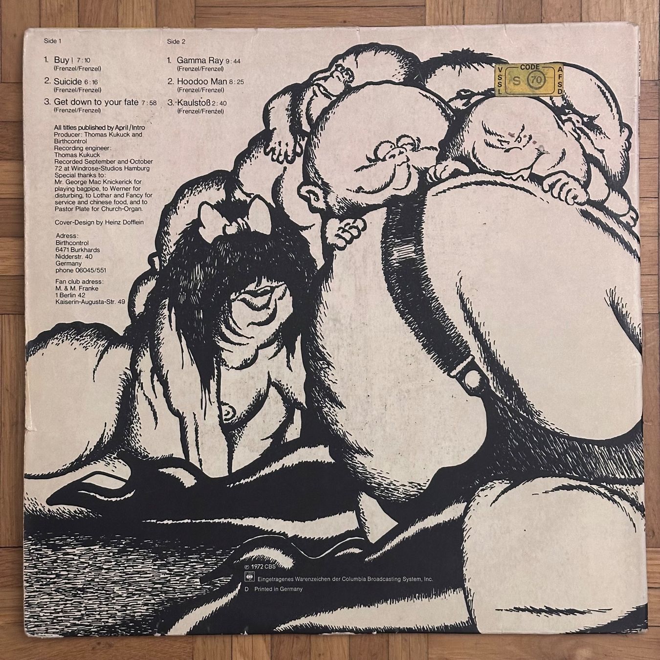 Dischi in vinile: LP - Birth Control - Hoodoo Man – Usato da Breganzona venduto da Onairda75 1