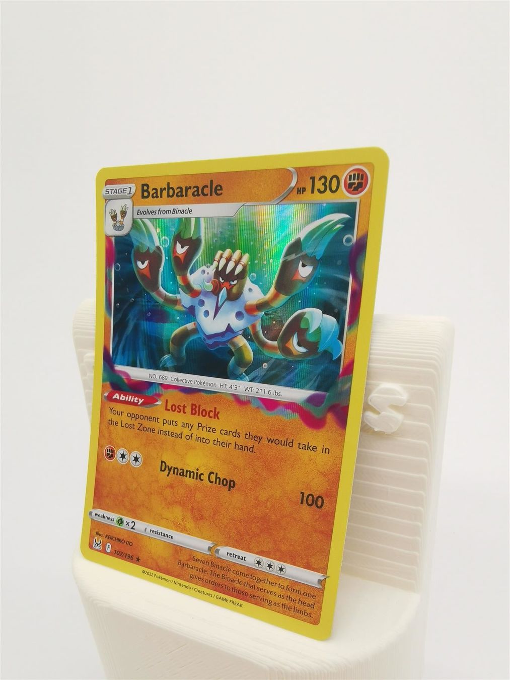 Carte collezionabili: Barbaracle  - Lost Origin 107/196 - Holo – Nuovo (secondo la descrizione) da Niederglatt ZH venduto da RetroBros 1