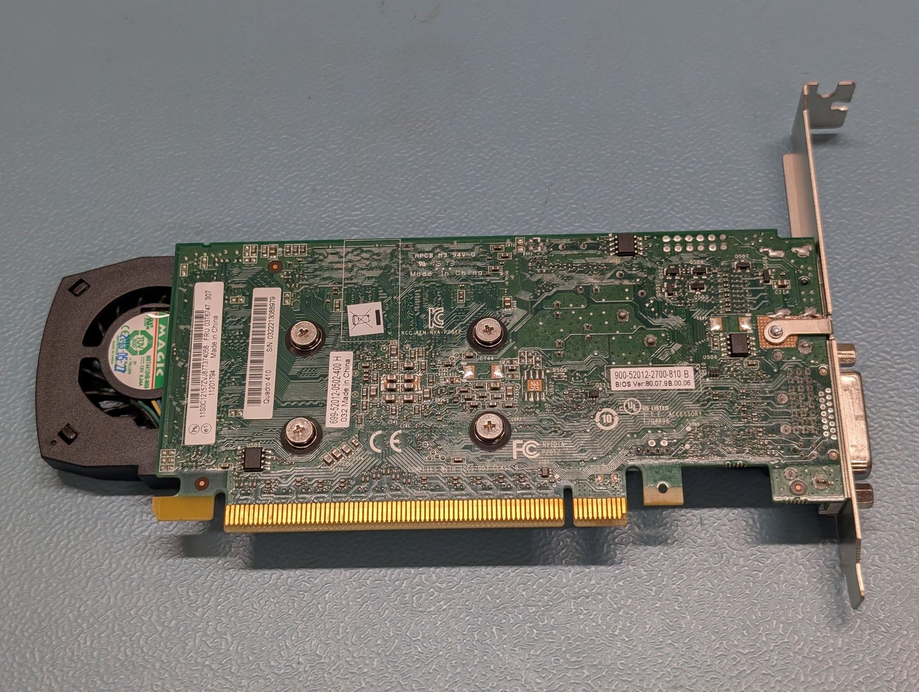 Grafikkarten: Grafikkarte nVidia Quadro 410 – Gebraucht aus Seengen von Moonwalk 1
