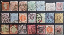 Grossbritannien ex. Kat. 3-96 gest. 1841/87 Kat. 240 Euro