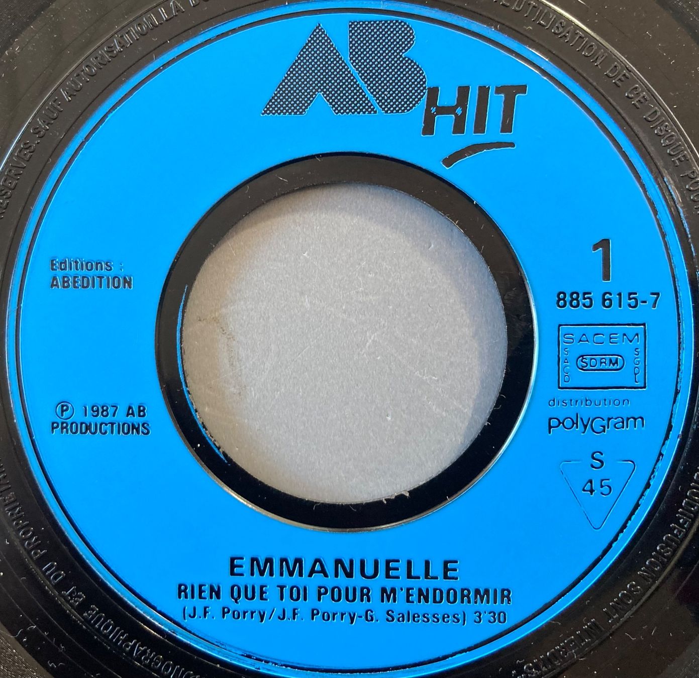 Dischi in vinile: EMMANUELLE - RIEN QUE TOI POUR M'ENDORMIR – Usato da Poliez-Pittet venduto da Newtown-Records 2