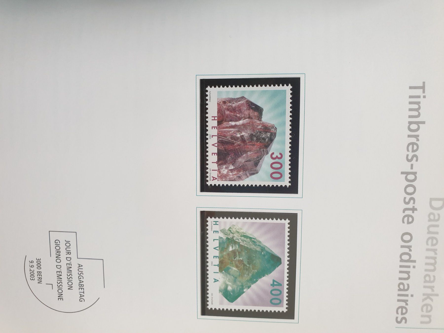 Tutti i francobolli: La collection suisse 2003 postfrisch Top – Nuovo (secondo la descrizione) da Frauenfeld venduto da Kasico 9