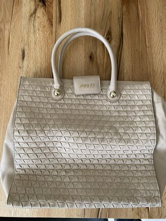 Guess, Handtasche, Leder, wie neu