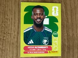 Panini FIFA World Cup 2026 Sticker Hassan Altambakti KSA 8