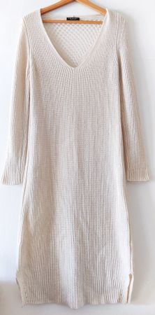 TWINSET Wool Maxi-Kleid Strick Dress Robe Wolle Gr.S