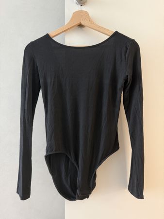 Maje Bodysuit Body schwarz
