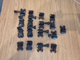 GoPro Zubehör Set diverse Halterungen
