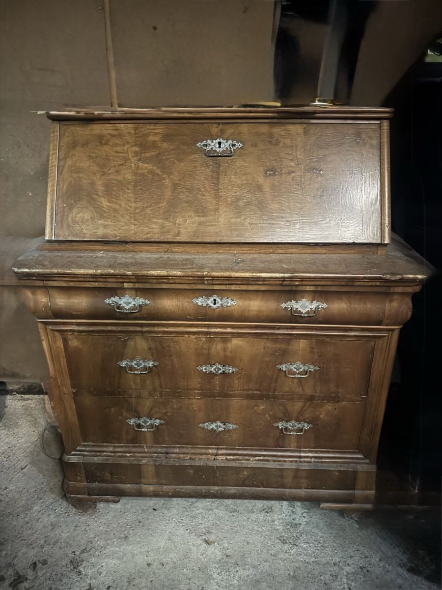 Commodes: Antiker Sekretär, Holz, – D'occasion à Hochfelden par KiteBoy 1