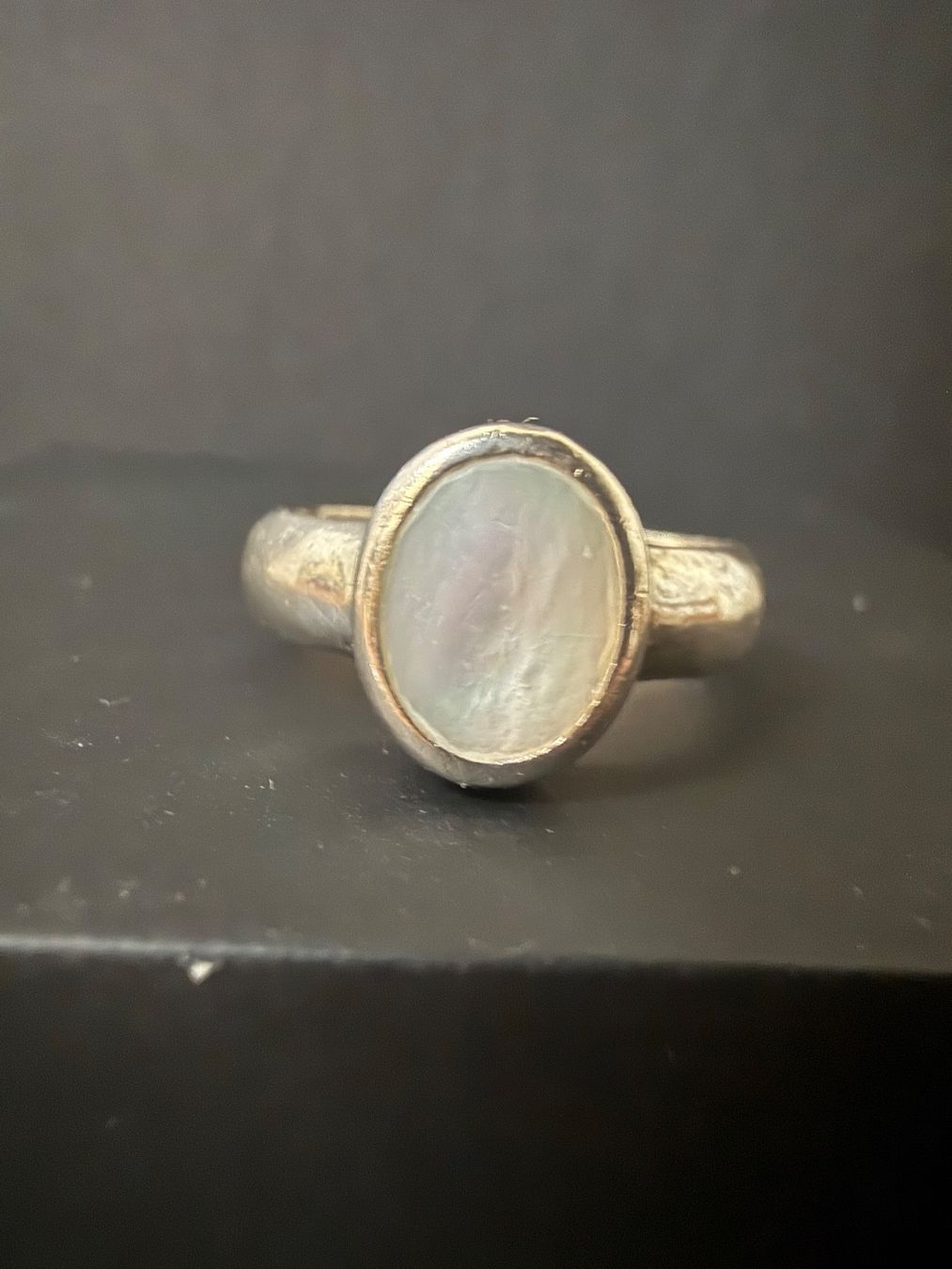 Bagues: Silber Ring mit Perlmutt 925 – D'occasion à Spiegel b. Bern par Rogger72 1