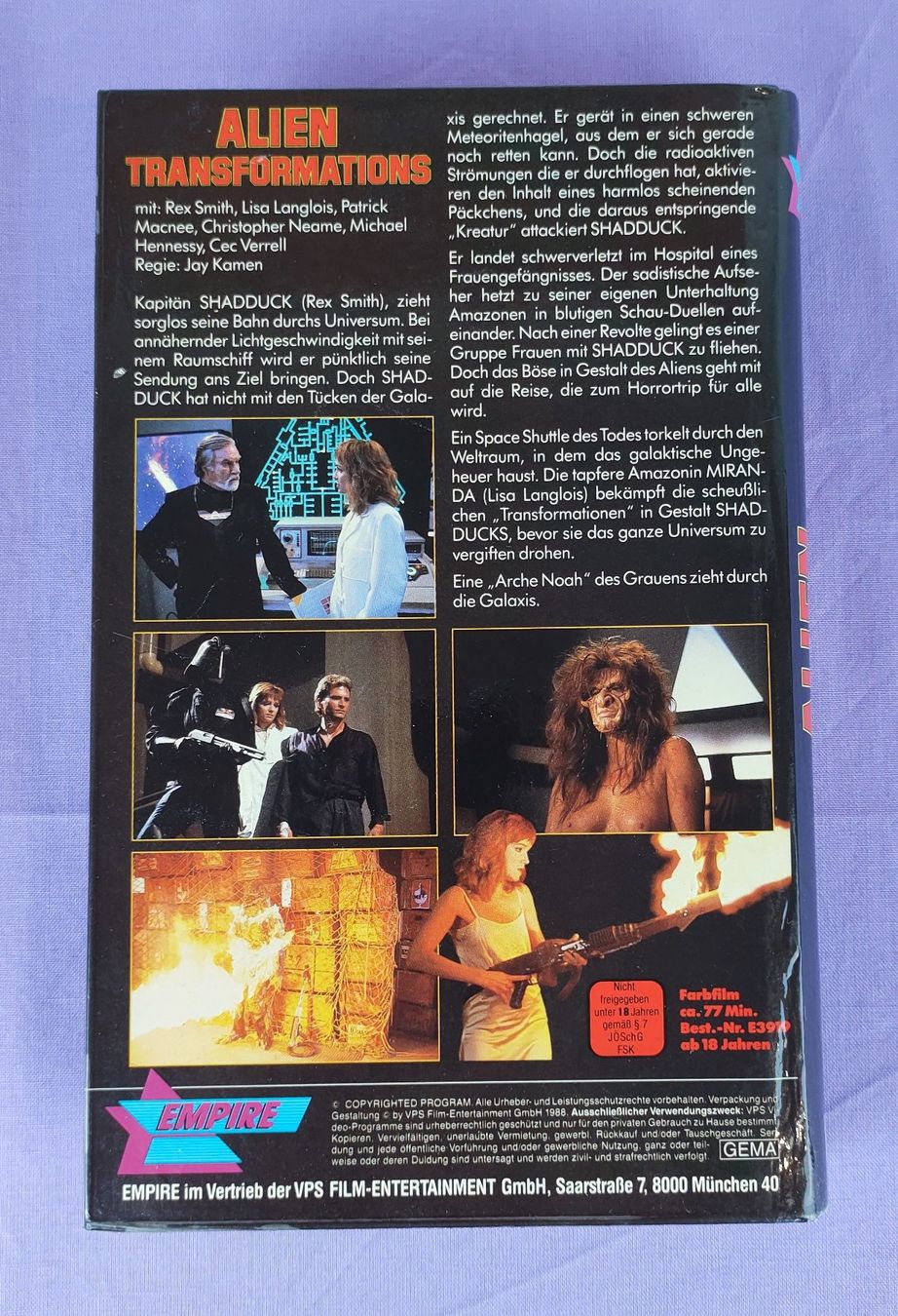 Alle VHS: VHS-Videokassette: Alien Transformations RAR – Gebraucht aus Basel von  2