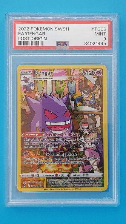 Gengar PSA 9 – Trainer Gallery – Lost Origin - EN (Gebraucht) in ...
