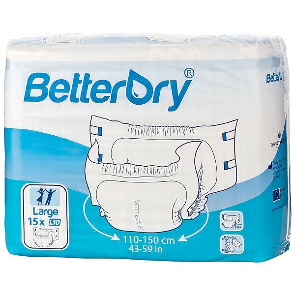 Windeleimer & Windeln: Testpack BetterDry L weiss 5150 ml – Neu und originalverpackt aus Egg b. Zürich von Santhema_AG