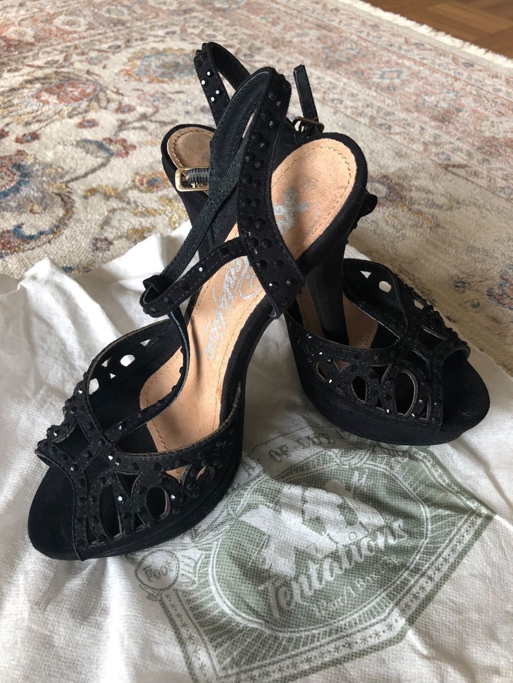 Damenschuhe: Chaussure à talon, XTI  noir, New – Neu (gemäss Beschreibung) aus Morges von sve_fp8t