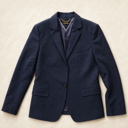 Veste Massimo Dutti Bleu Marine – Taille 38 (Tissu Italien)