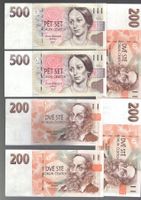 Czecoslovakai noten 6 stück