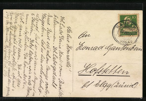 Cartoline postali: AK Hauptwil, Blick auf die Ortschaft – Usato da Berlin venduto da bartko-reher 1