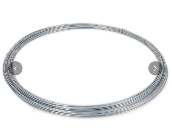Ferramenta: Spanndraht 55m x 3,8mm, verzinkter Stahldraht – Nuovo e nell'imballaggio originale da Schindellegi venduto da mathias5555