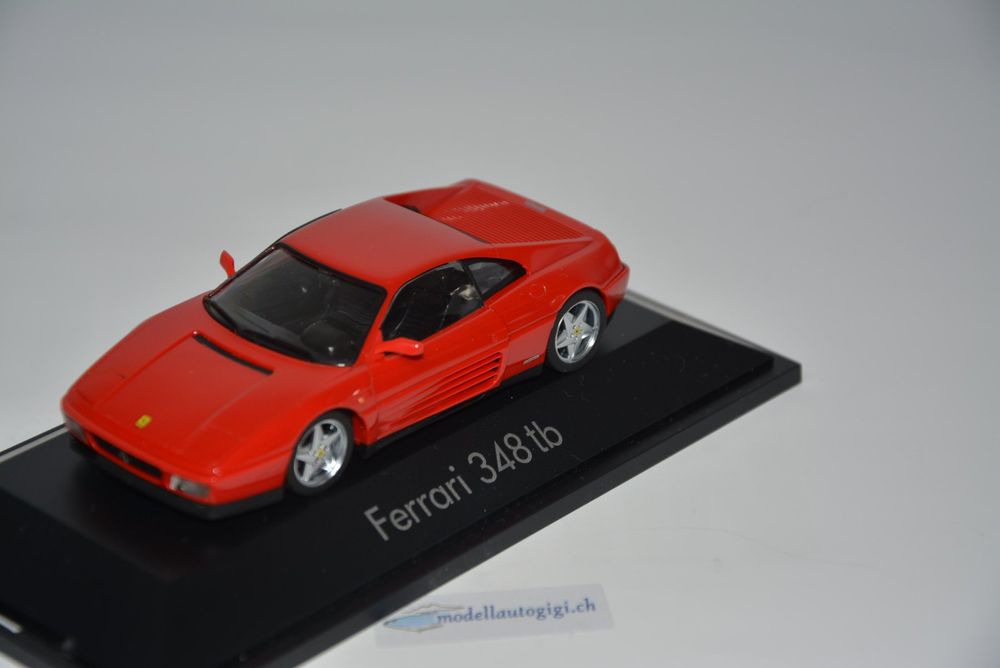 Miniature Heco – Ferrari 348 GTB Rouge – Échelle 1/43 – Collection - Occasion