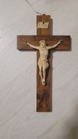 Jerusalemkreuz  mit Jesusfigur und 14 Stationen aus Perlmutt