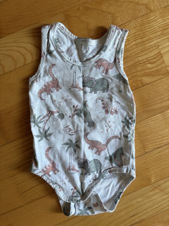 NEU 💚 Body Baby Dinosaurier 🦕 kurzarm 74/80 
