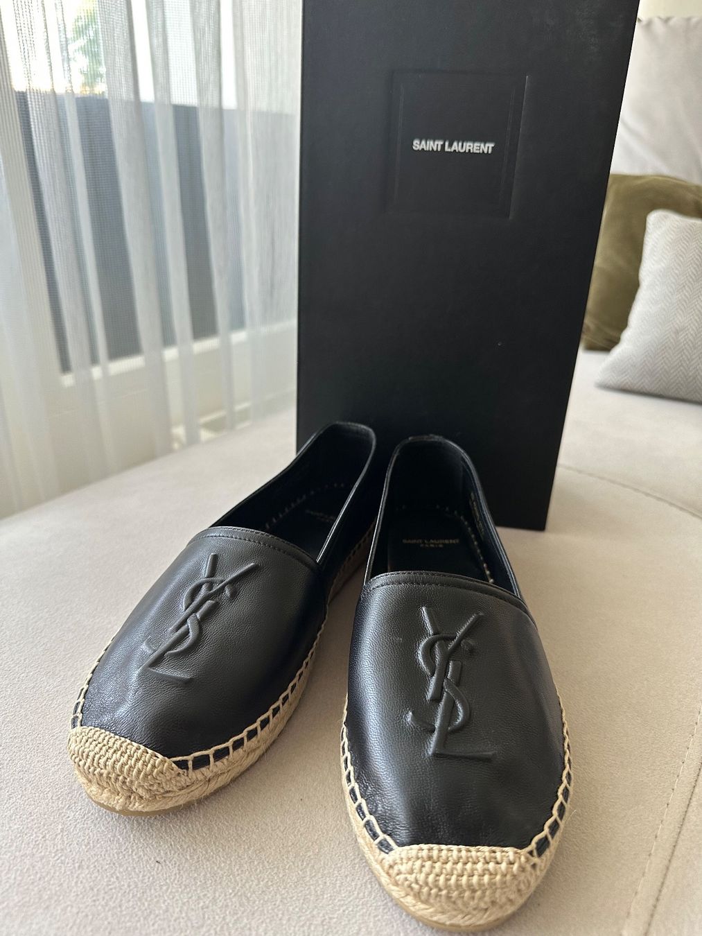 Saint Laurent Scarpe da donna: Neue YSL Schuhe / Espadrilles Grösse 37.5 – Nuovo e nell'imballaggio originale da Cham venduto da CBirinci