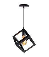 Moderne Lampe mit Design-Würfel